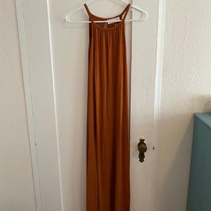 Burnt Orange Maxi Dress
